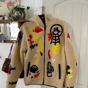 Reason NYC graffiti fleece